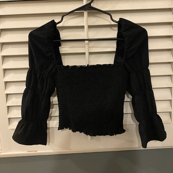 Princess Polly Tops - Princess polly black blouse